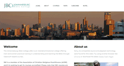 Desktop Screenshot of jbc.org.za