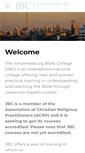 Mobile Screenshot of jbc.org.za