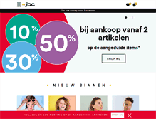 Tablet Screenshot of jbc.be